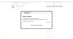 Desktop Screenshot of alicja.duchiewicz.kimono.pl